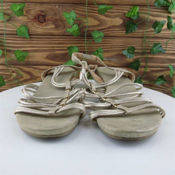 Pesaro Size 10 M Women Sandal Gladiator Taupe Synthetic Mildred - Picture 2 of 10